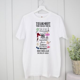 Taylor Swift Albums with Graphics (Adult T-Shirt)